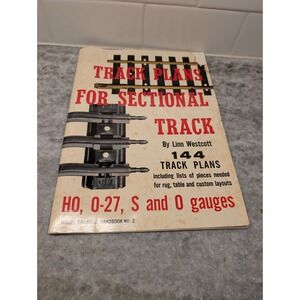 144 TRACK PLANS FOR HO 0-27 S & O GAUGES MODEL TRAIN RAIL ROADING CATALOG